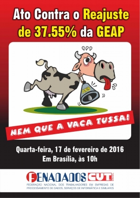 Ato denuncia reajuste abusivo e tentativa da ANS de acabar com a GEAP