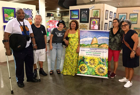 Aposentados – Exposição mostra obras dos alunos do curso de artes do Sindicato