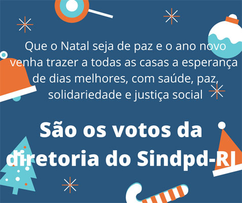 Feliz Natal e próspero Ano Novo