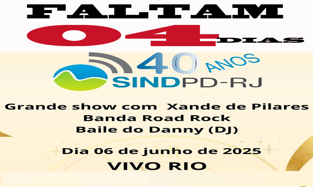 Faltam 04 dias!