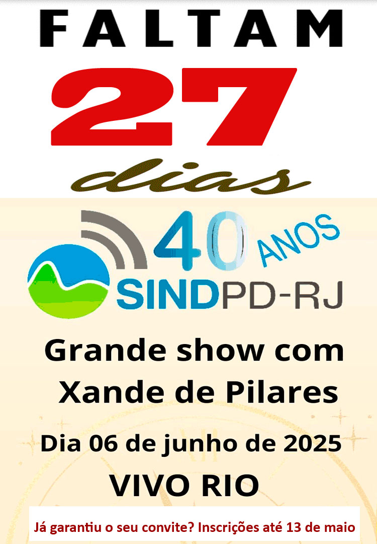 40 anos do Sindpd-RJ