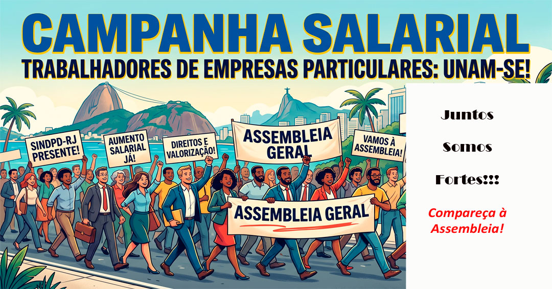Particulares – Assembleia para aprovação da Pauta de Reivindicações 2026/2027