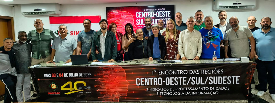 Sindpd-RJ participa de Encontro Regional de trabalhadores das Empresas Particulares