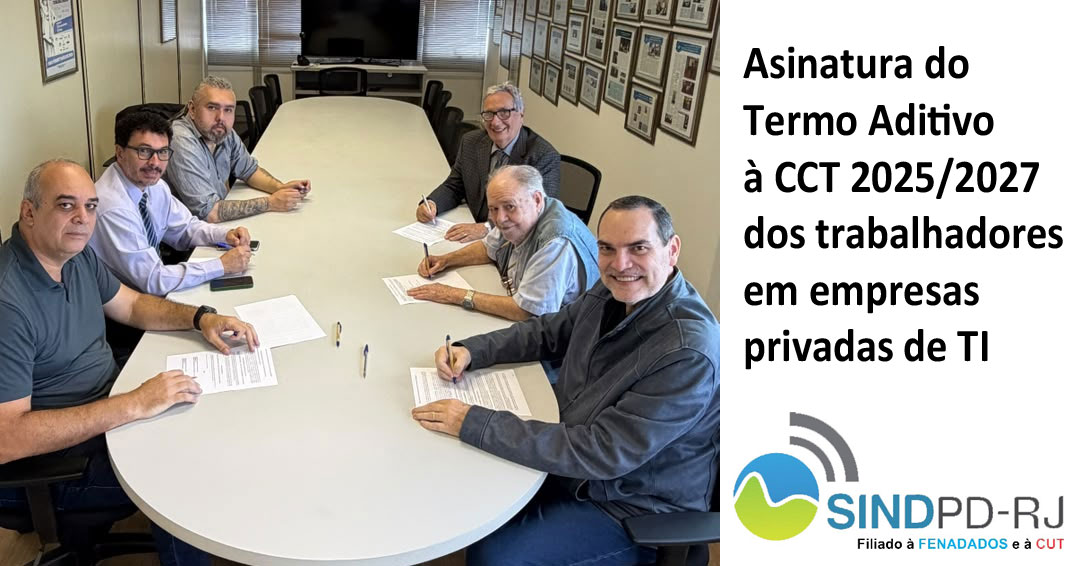 Particulares – Termo Aditivo à Convenção Coletiva de Trabalho é assinado e está em vigor
