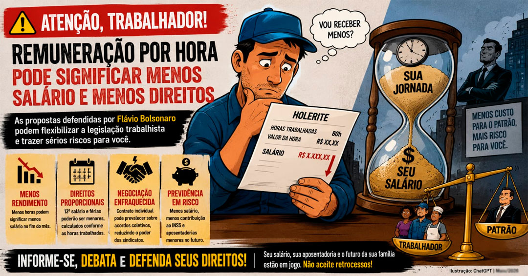 Trabalhador(a), atenção: Seu salário, seus direitos e seu futuro estão em jogo!
