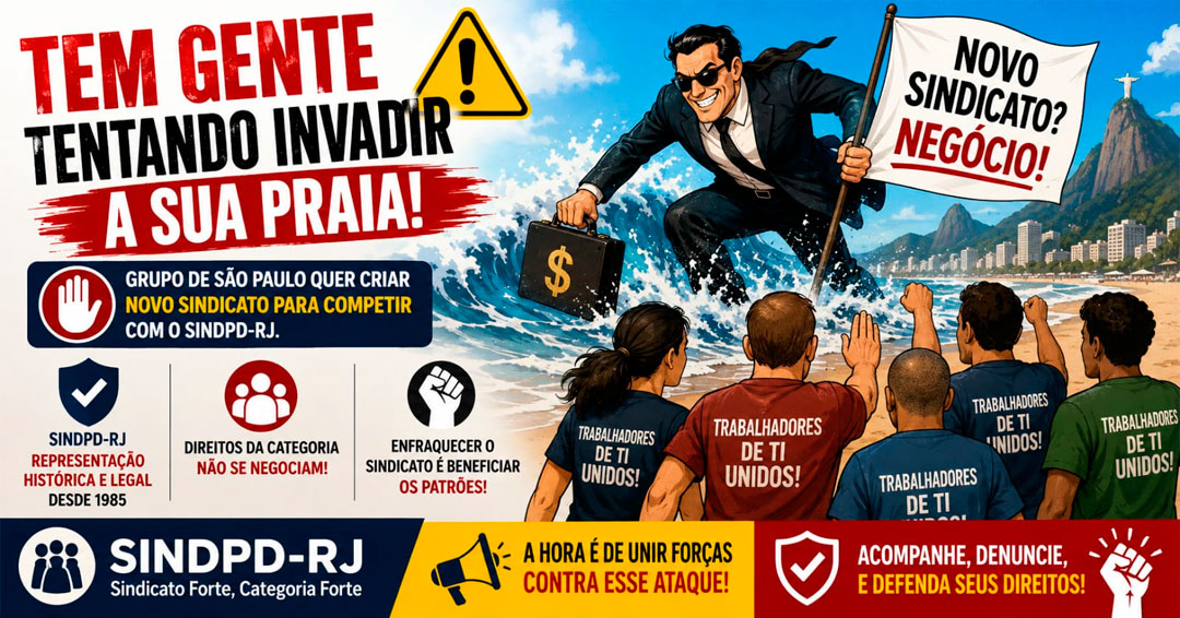 Tem gente tentando invadir a sua praia!